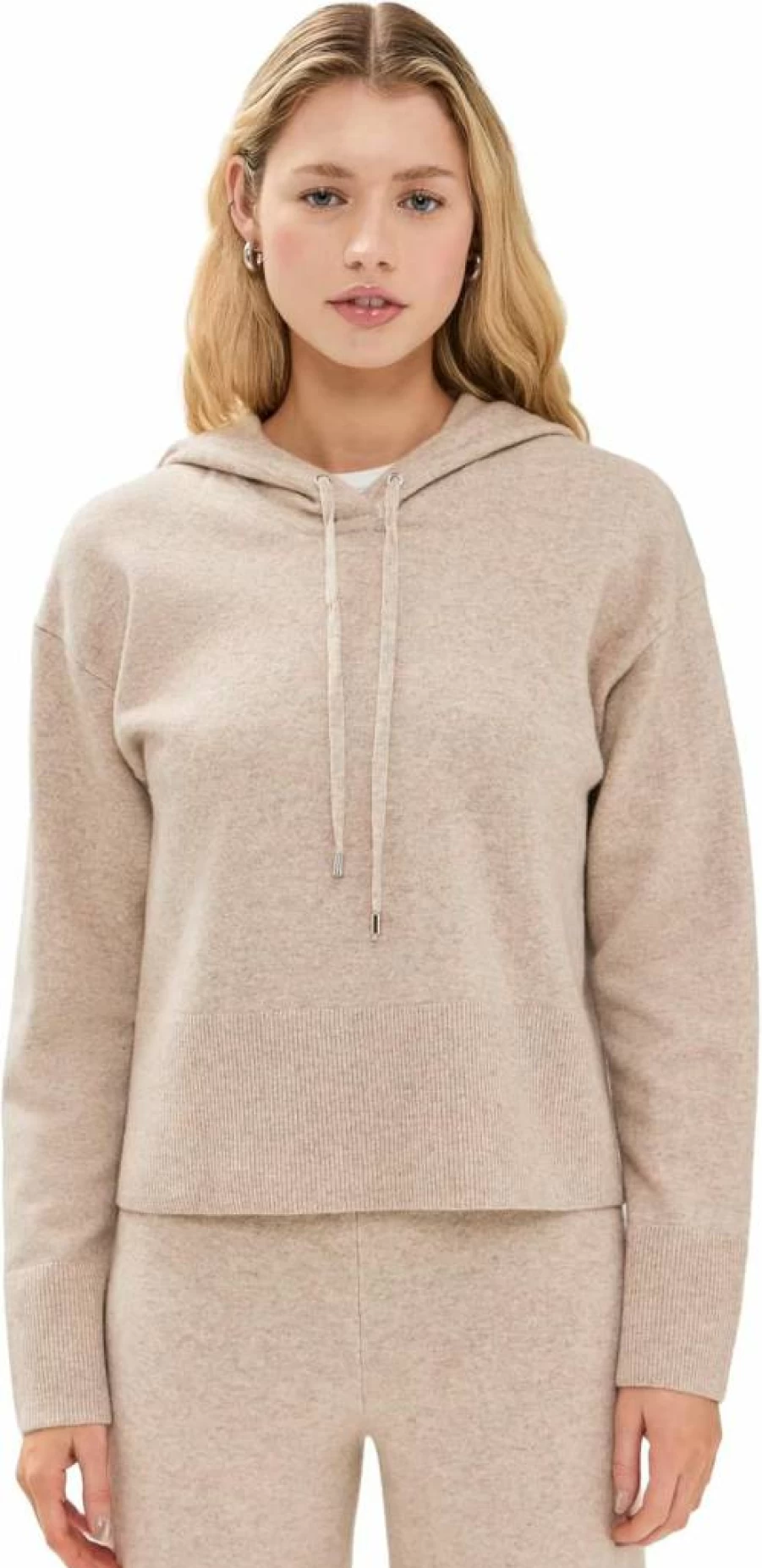 Veronica Beard Jean Cashmere Merino Wool Blend Hoodie for Women - Luxurious Comfort & Style