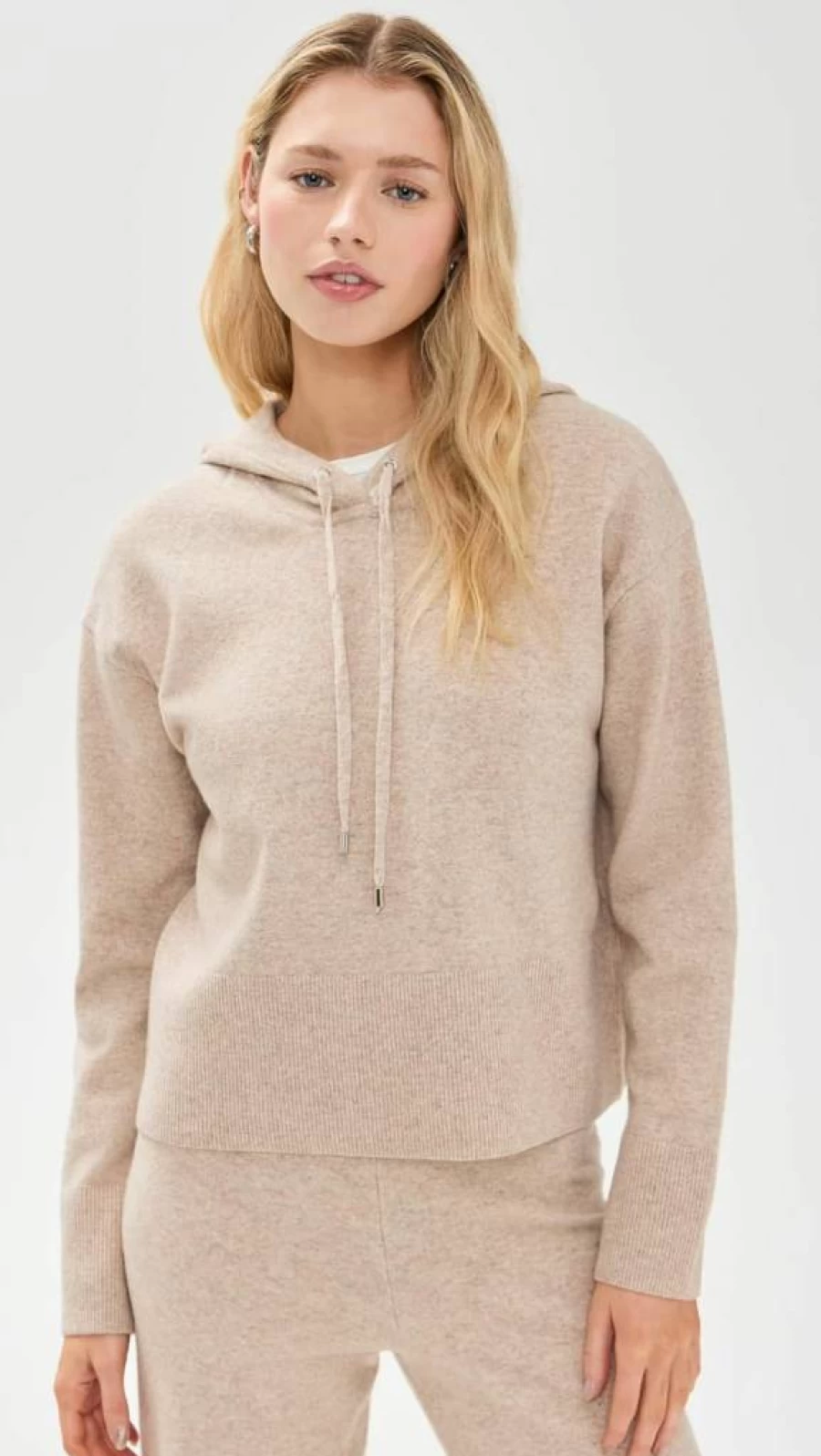 Veronica Beard Jean Cashmere Merino Wool Blend Hoodie for Women - Luxurious Comfort & Style
