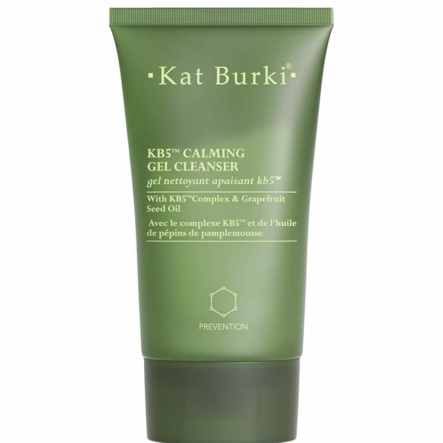 KAT BURKI KB5 Hydrating Facial Cleanser & Makeup Remover for All Skin Types - Moisturizing Face Wash, 4.4 Fl Oz