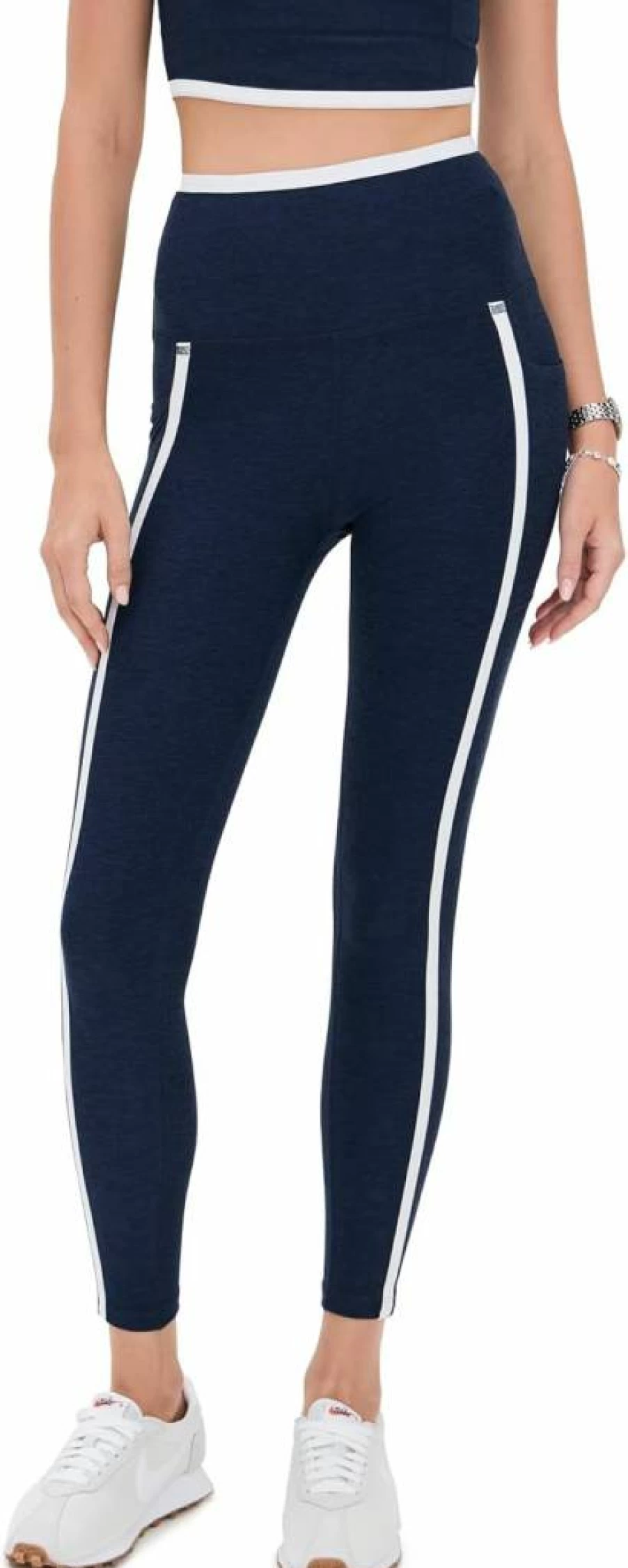 Beyond Yoga High Waisted Spacedye Midi Leggings for Women - Soft & Stretchy Yoga Pants