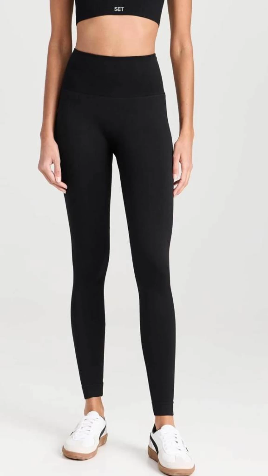 SET Active Women's Sculptflex High-Waisted Leggings - Tummy Control Workout Yoga Pants