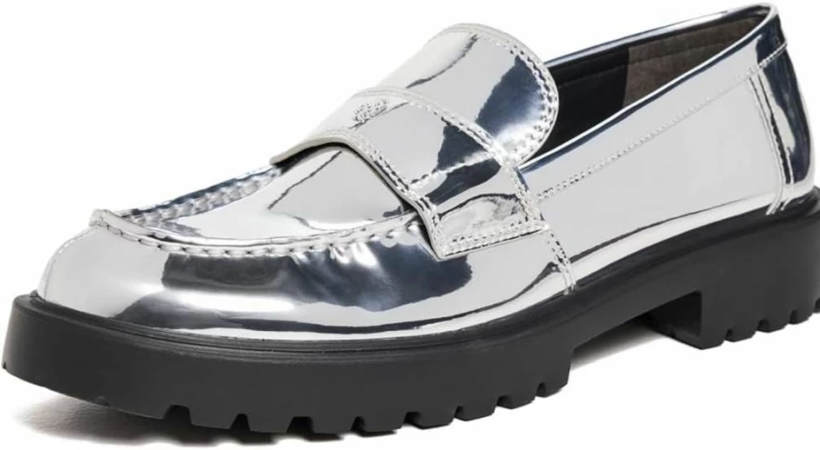 Tory Burch Women's Classic Lug Loafers – Timeless Leather Slip-On Shoes for Women with Durable Rubber Sole