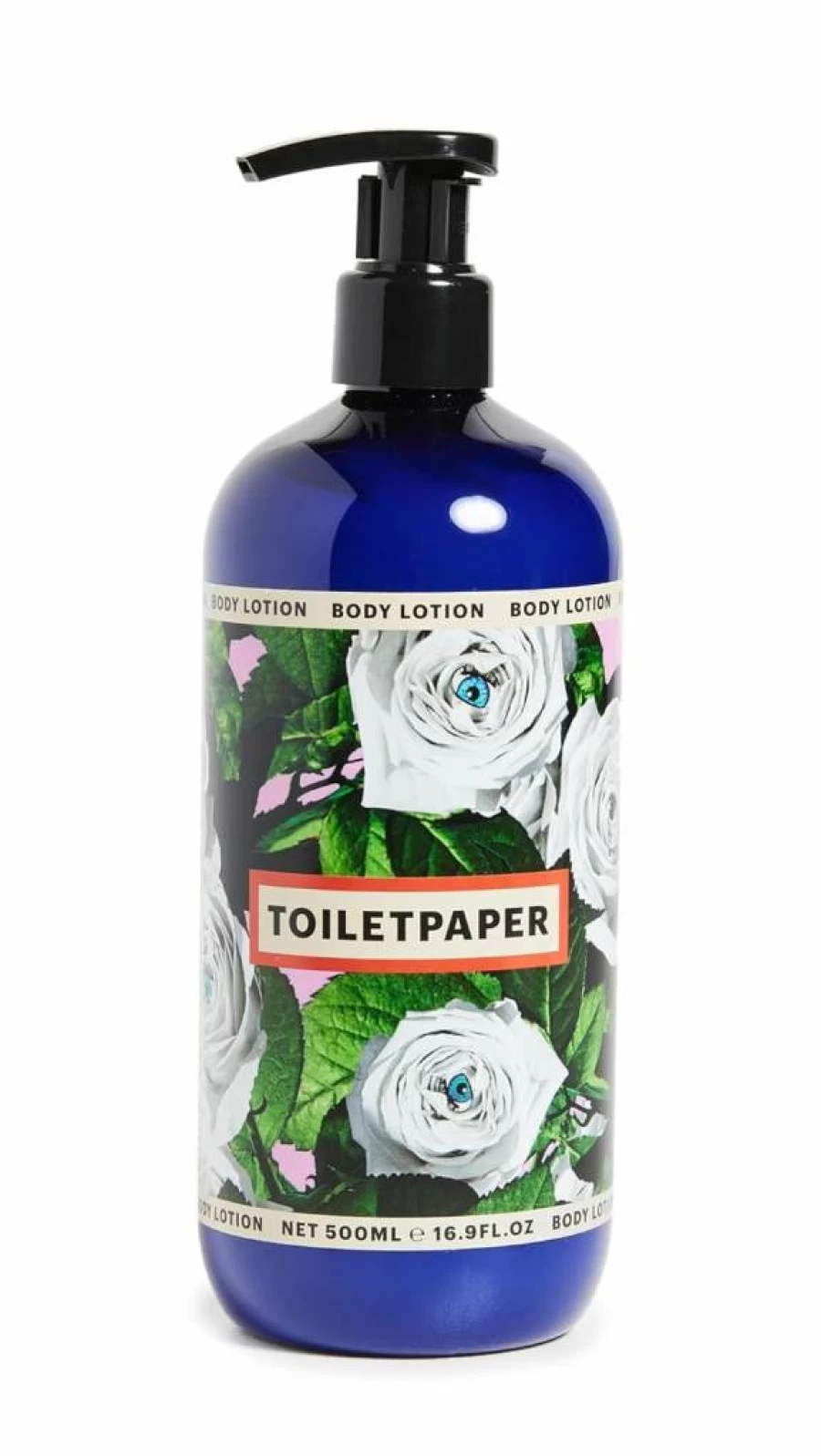 TOILETPAPER Beauty Women's All Eyes On You Body Lotion with Turkish Rose & Rosemary, 16.9 Oz Hydrating Moisturizer