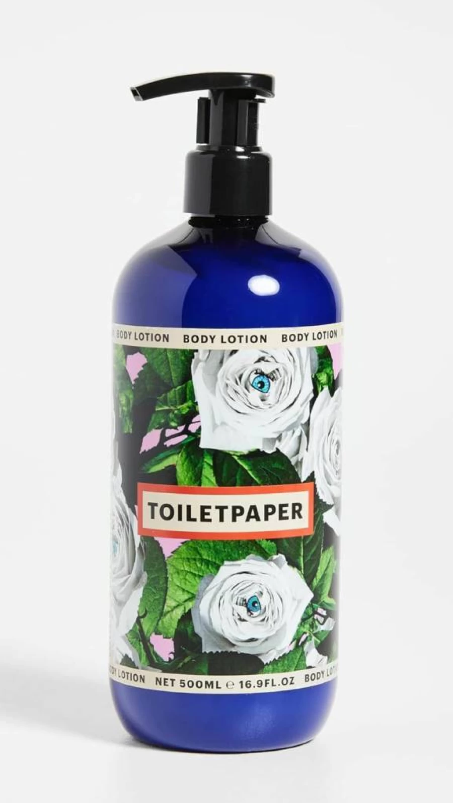 TOILETPAPER Beauty Women's All Eyes On You Body Lotion with Turkish Rose & Rosemary, 16.9 Oz Hydrating Moisturizer
