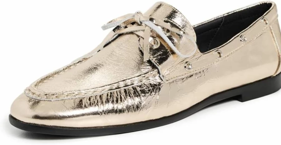 Black Suede Studio Women's Davy Suede Ballet Flats - Comfortable Loafers for Women
