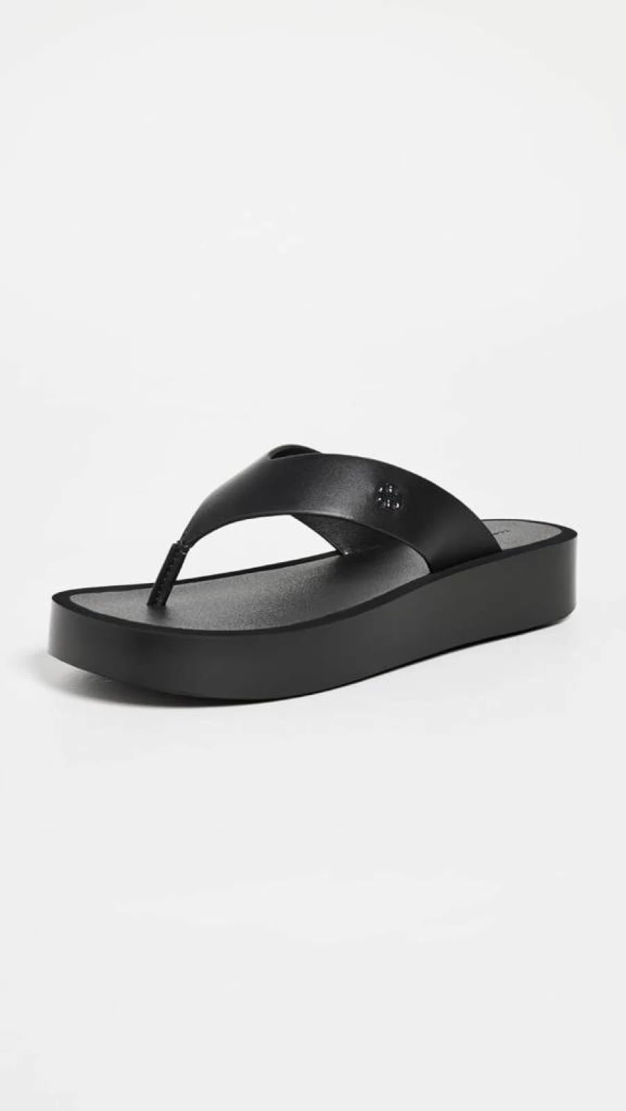 Tory Burch Women's Platform Sandals Genuine Leather Flip Flops Comfortable Slide Shoes