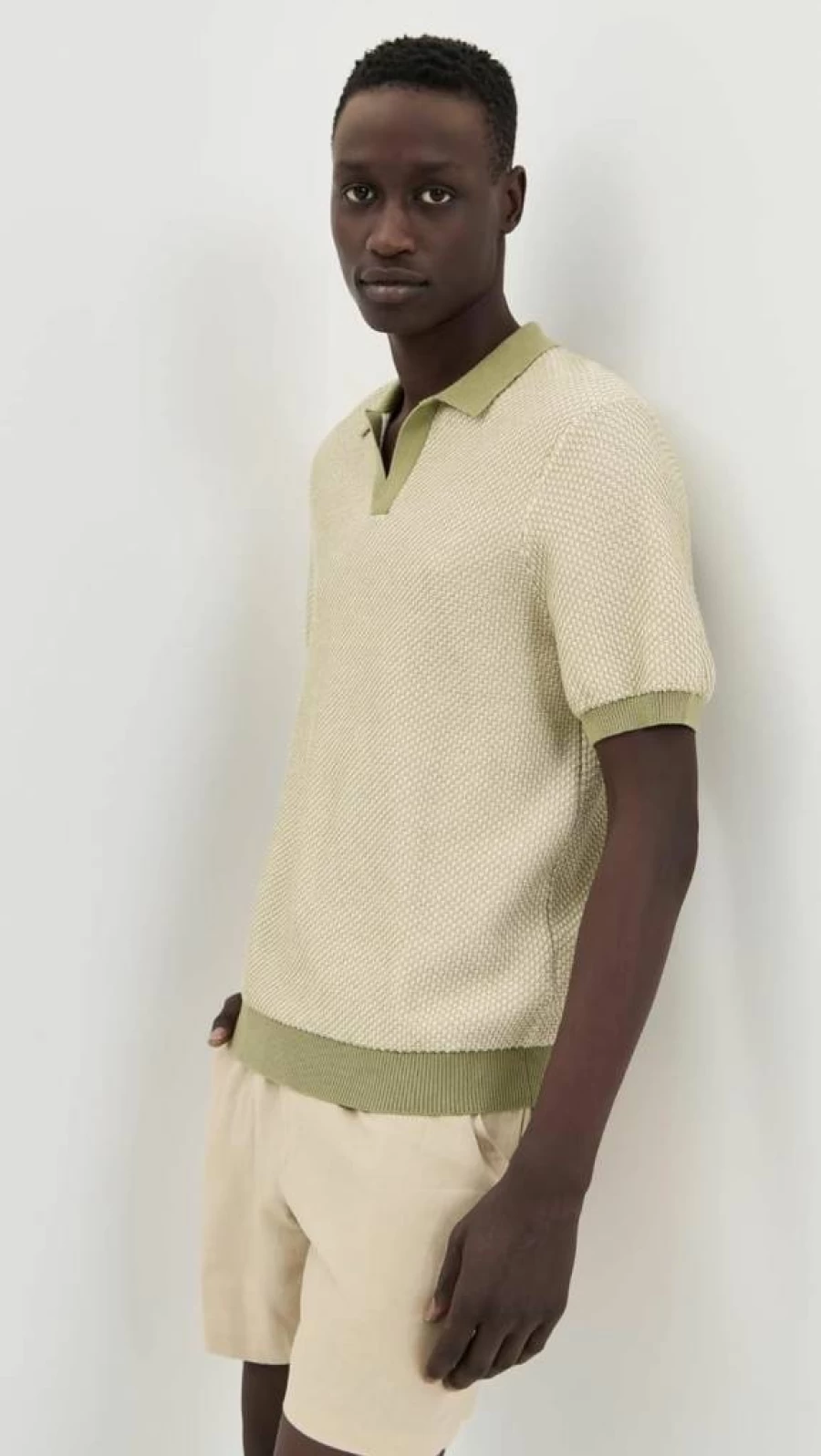 Madewell Men's Tonal Stitch Polo Shirt - Classic Casual Fit for Everyday Wear