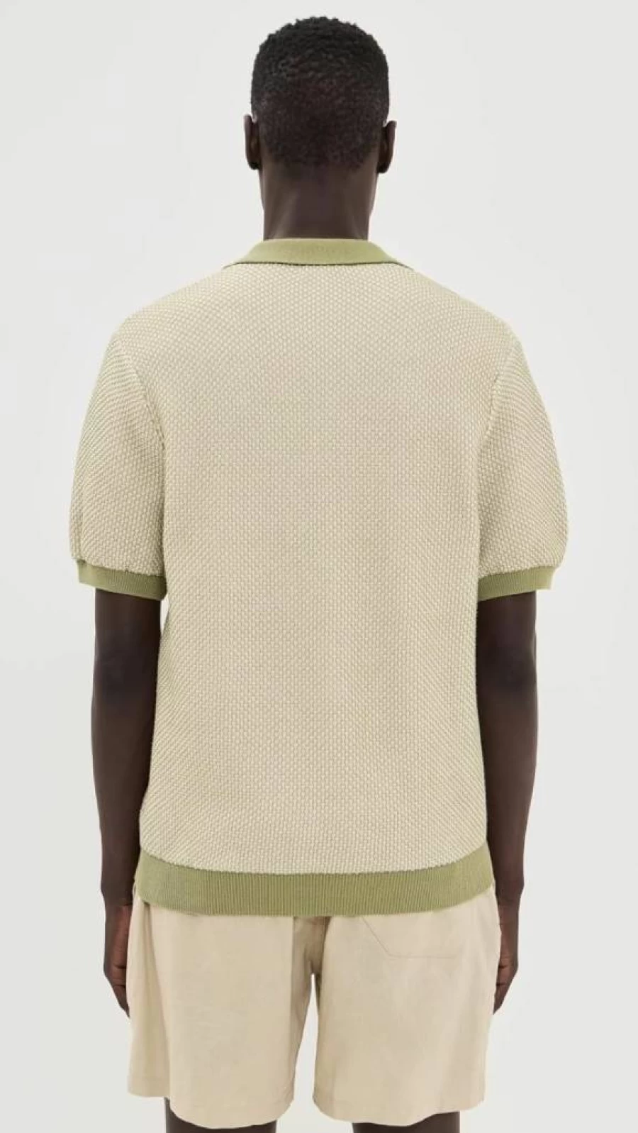 Madewell Men's Tonal Stitch Polo Shirt - Classic Casual Fit for Everyday Wear