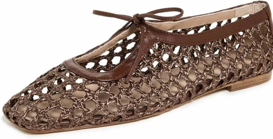 Andrea Gomez Women's Amelia Raffia Flats - Comfortable Handwoven Summer Sandals