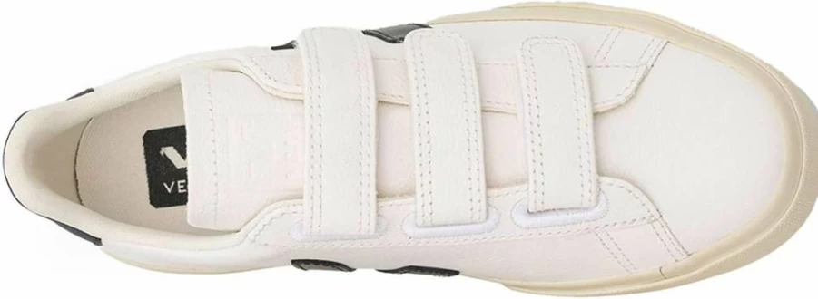 Veja Women's Recife Logo Sneakers - Sustainable White Leather Casual Shoes