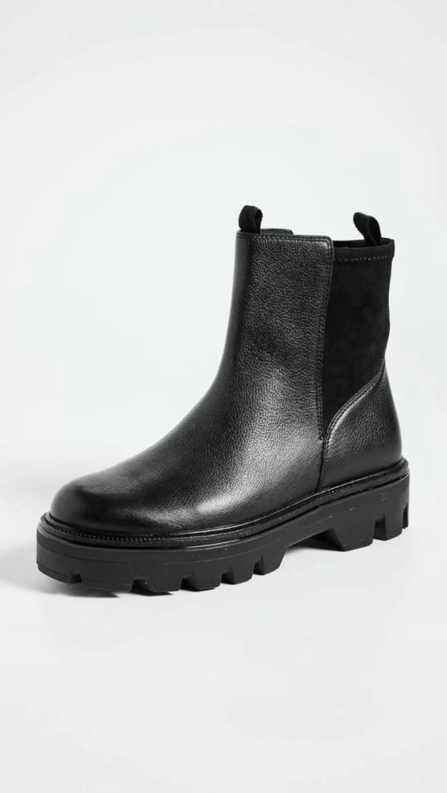 Rag & Bone Women's Quinn Leather Chelsea Boots - Ankle Booties with Elastic Gore & Pull Tab