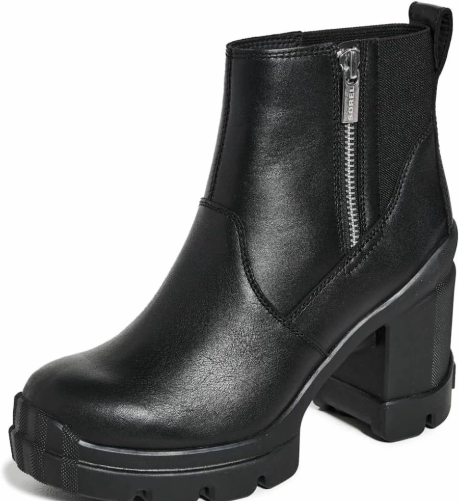 Sorel Women's Caribou X Heel Chelsea Boot Waterproof Winter Platform Boots