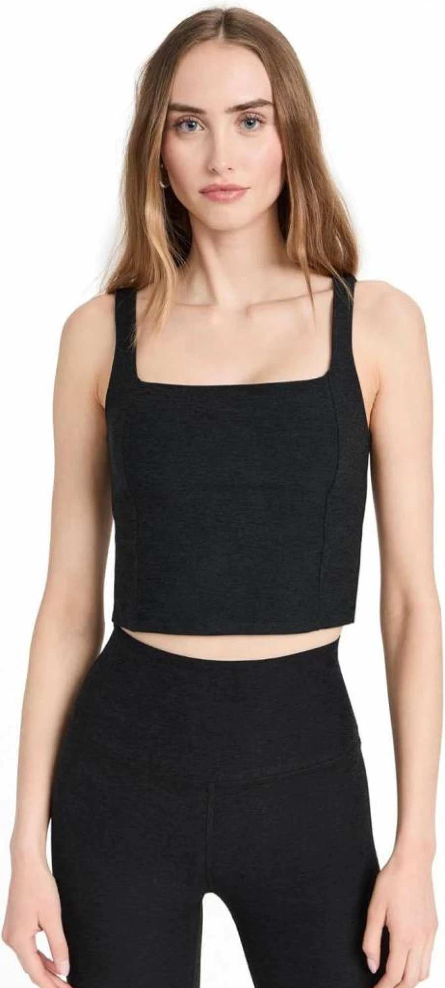 Beyond Yoga Women's Spacedye Cropped Tank Top - Soft High-Performance Workout Shirt