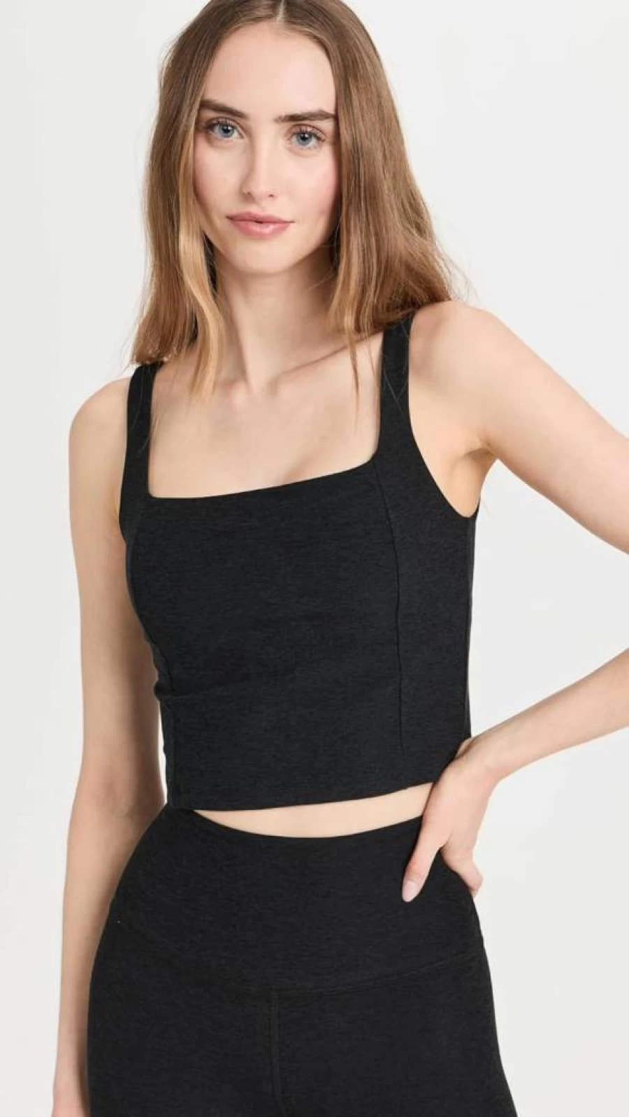 Beyond Yoga Women's Spacedye Cropped Tank Top - Soft High-Performance Workout Shirt