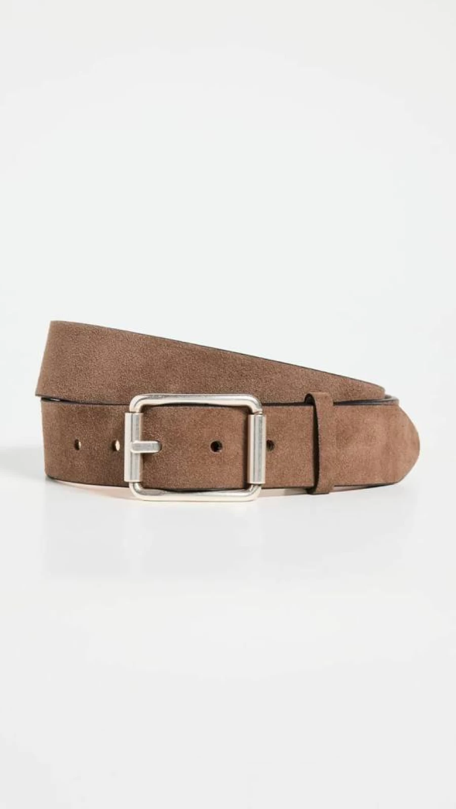Rag & Bone Men's Evan Leather Belt - Classic Casual & Dress Strap with Adjustable Buckle