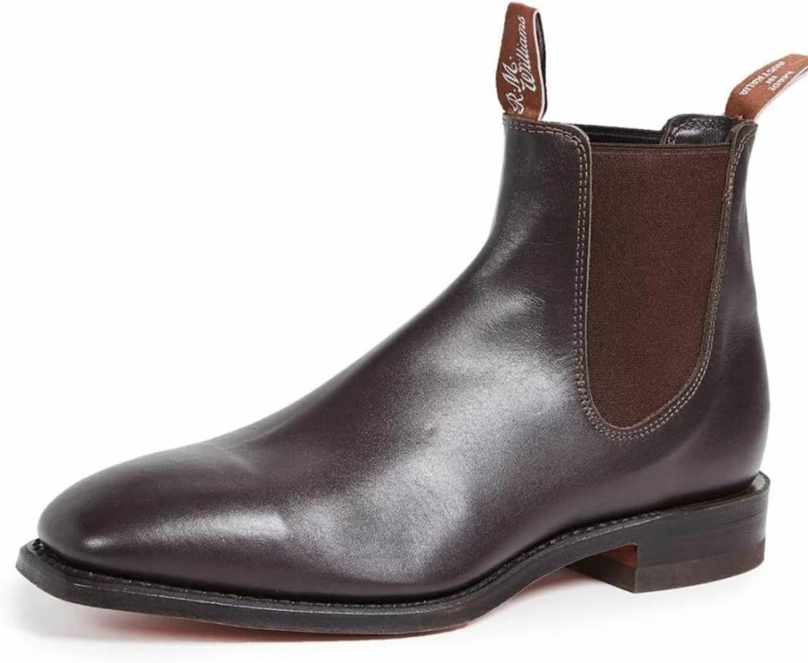 R.M. Williams Men's Classic Leather Chelsea Boots - Comfort Craft & Durability