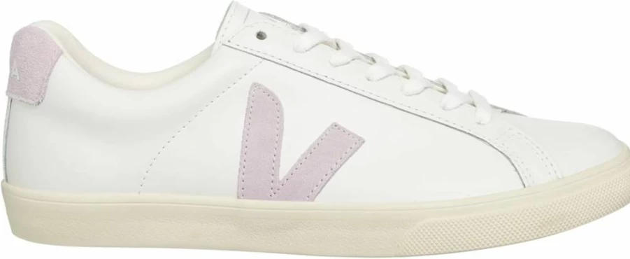 Veja Women's Esplar Sneakers in Extra White | Sustainable Leather Canvas Eco-Friendly Fashion