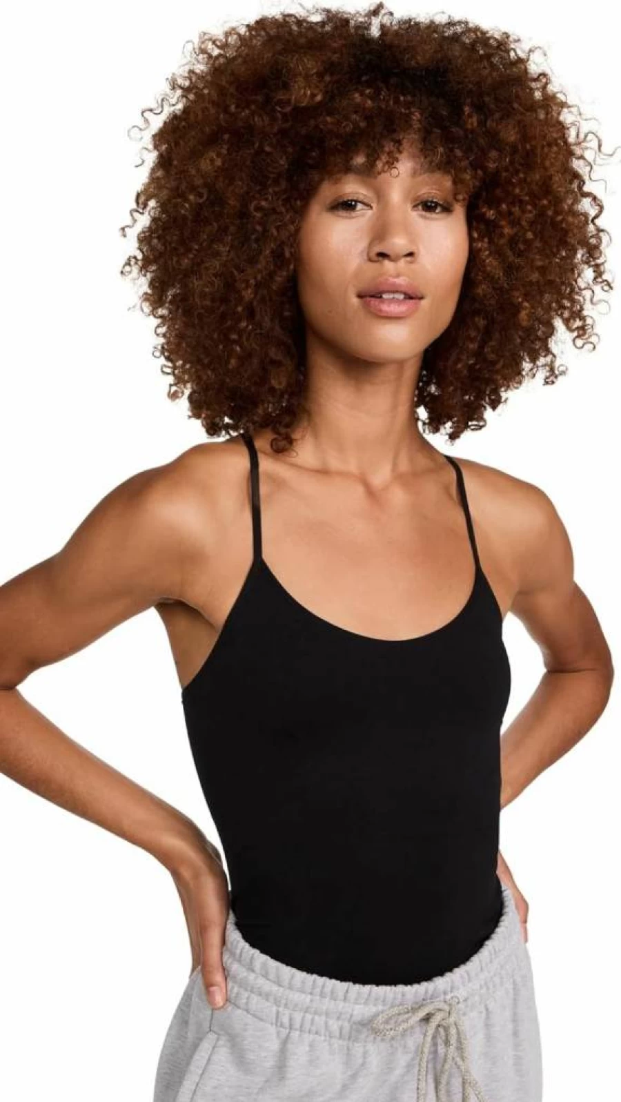 SPLITS59 Women's Loren Seamless Tank Top - High Waist Workout Shirt for Yoga & Fitness