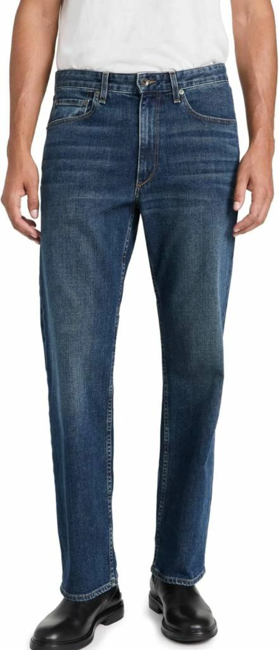 Rag & Bone Men's Exclusive Fit 4 Stretch Denim Jeans – Authentic Premium Slim Tapered Style