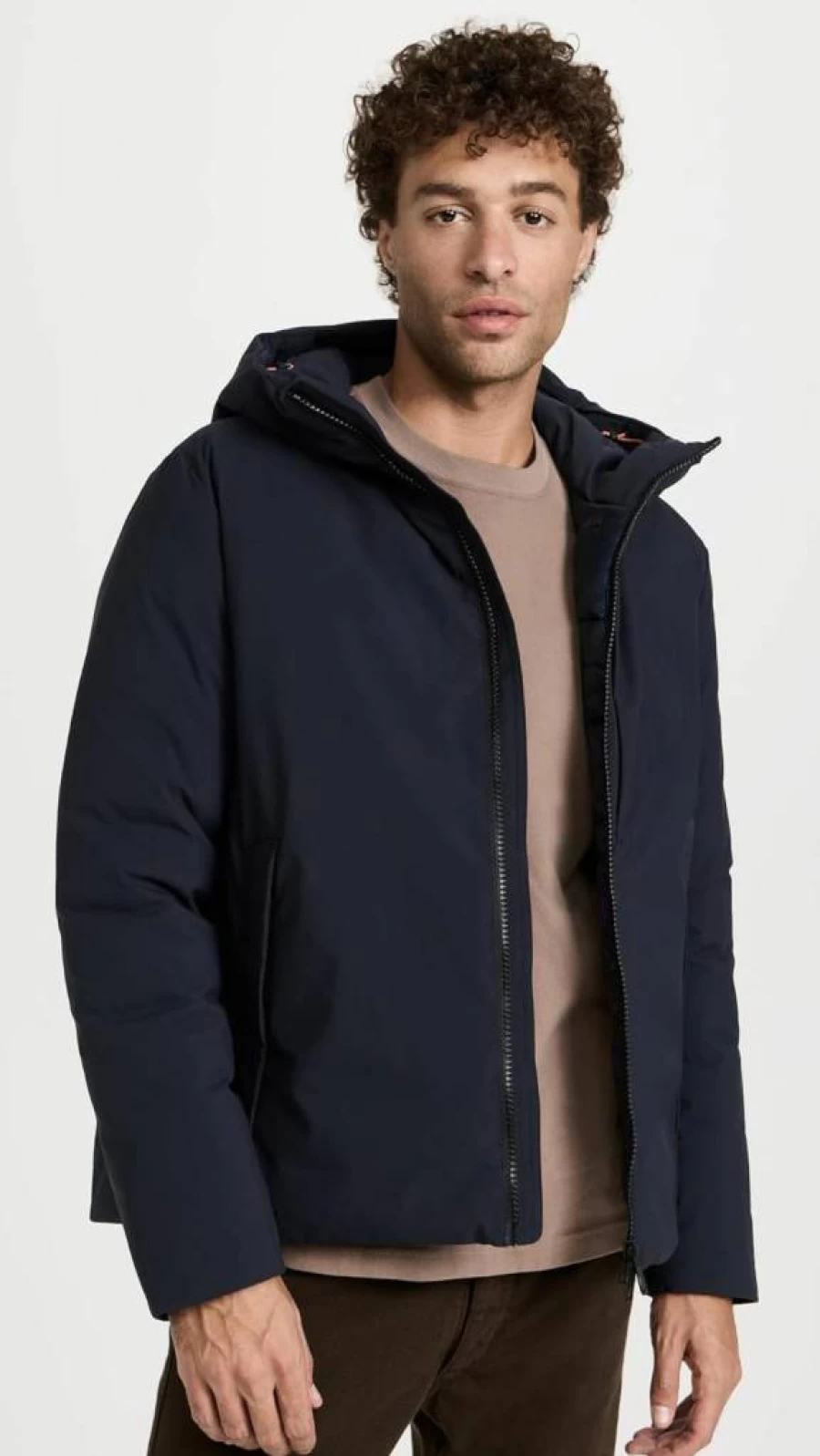 Save The Duck Men's Obione Hooded Puffer Jacket – Lightweight Waterproof Winter Coat