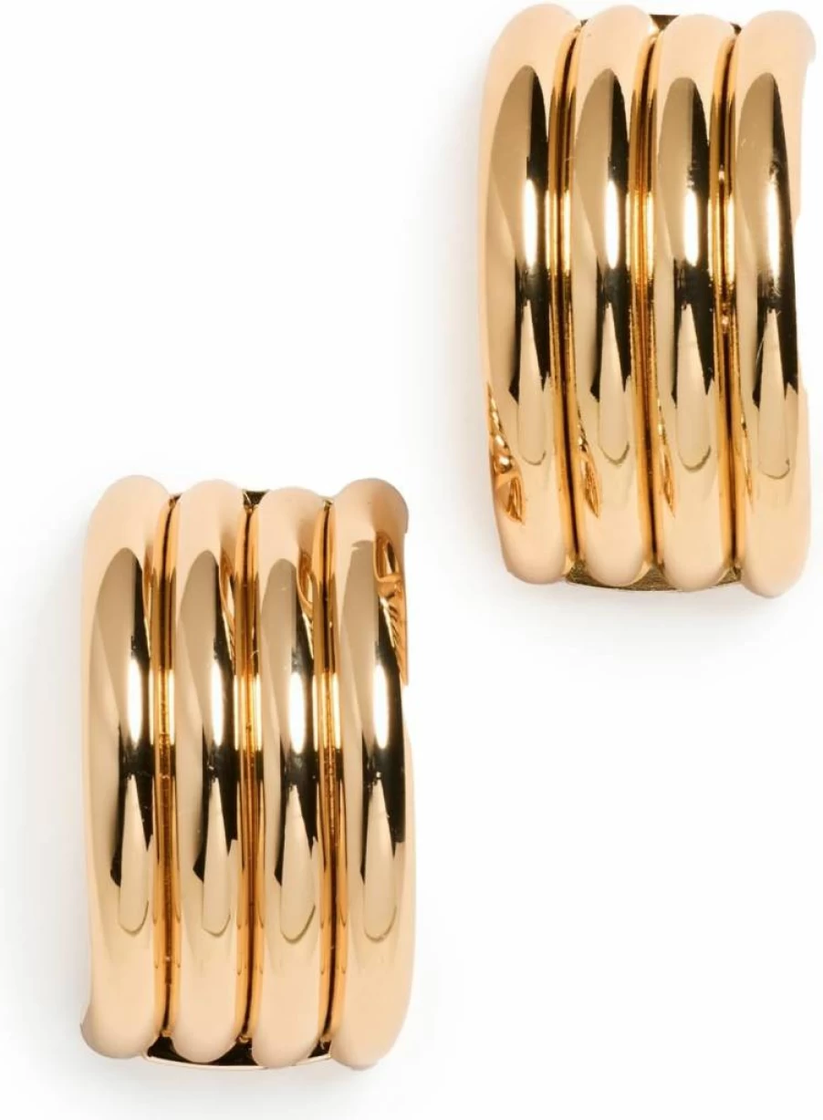 Heaven Mayhem Aria 14K Gold Women's Elegant Hoop Earrings