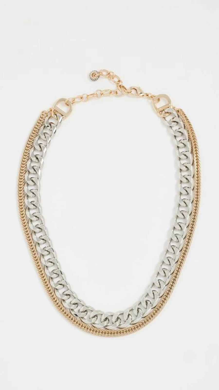DEMARSON Women's Bronx Necklace - Elegant Gold-Plated Pendant for Everyday Wear