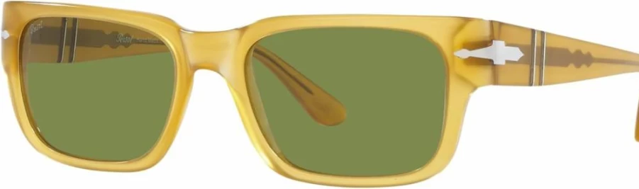 Persol PO3315S Rectangular Polarized Sunglasses for Men & Women - Classic Italian Design UV Protection