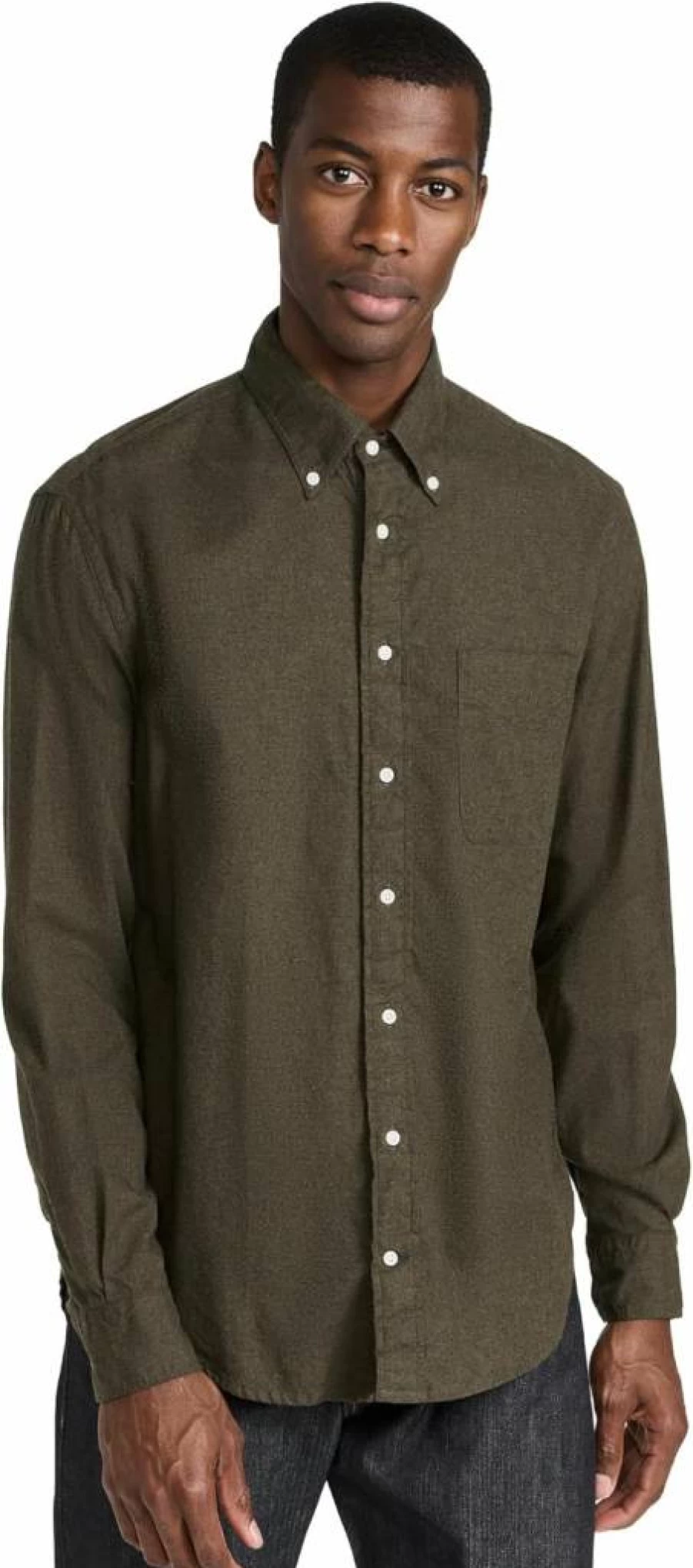 Gitman Bros Men's Classic Flannel Shirt - Vintage Cotton Button-Up for Men