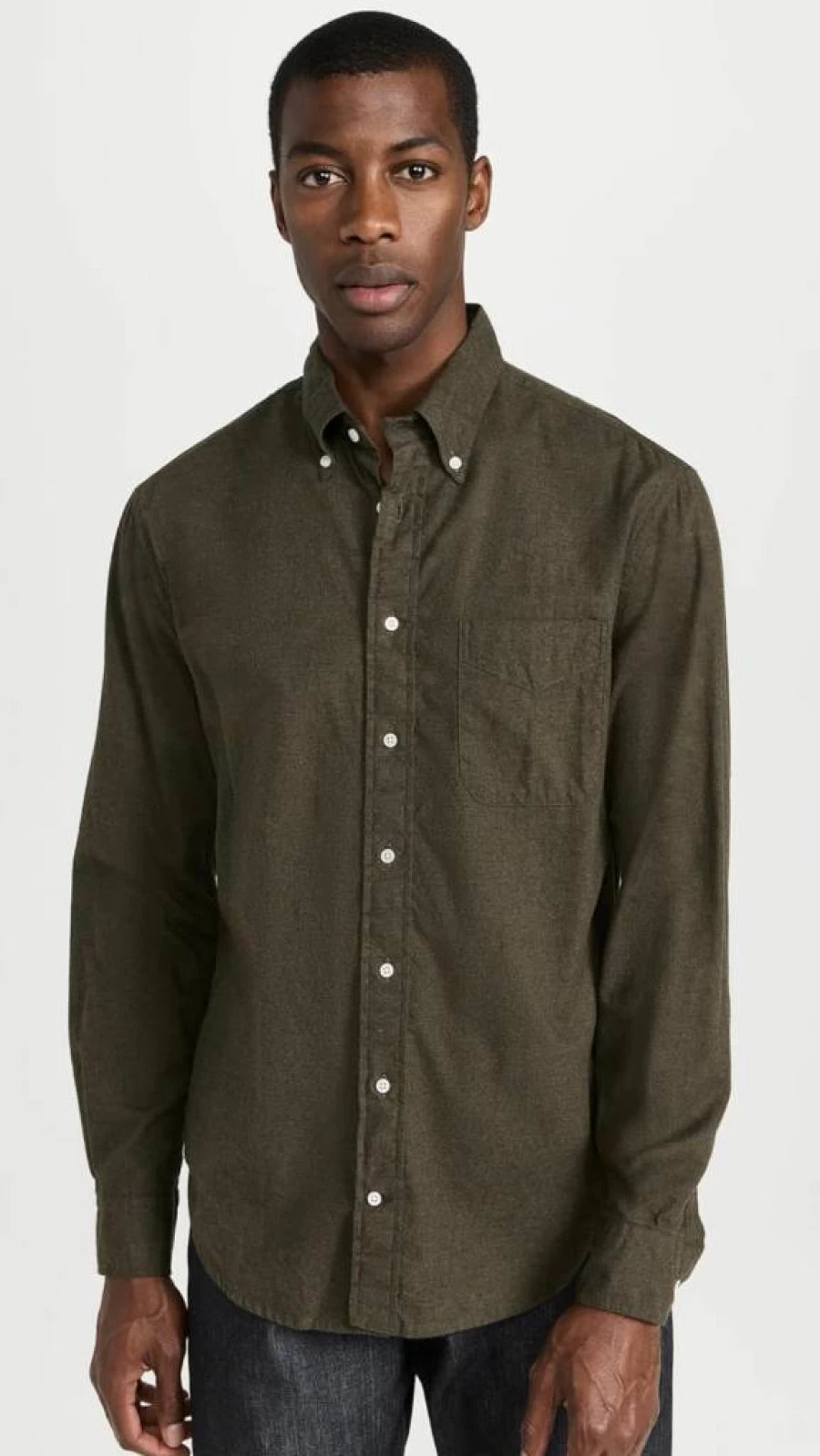Gitman Bros Men's Classic Flannel Shirt - Vintage Cotton Button-Up for Men
