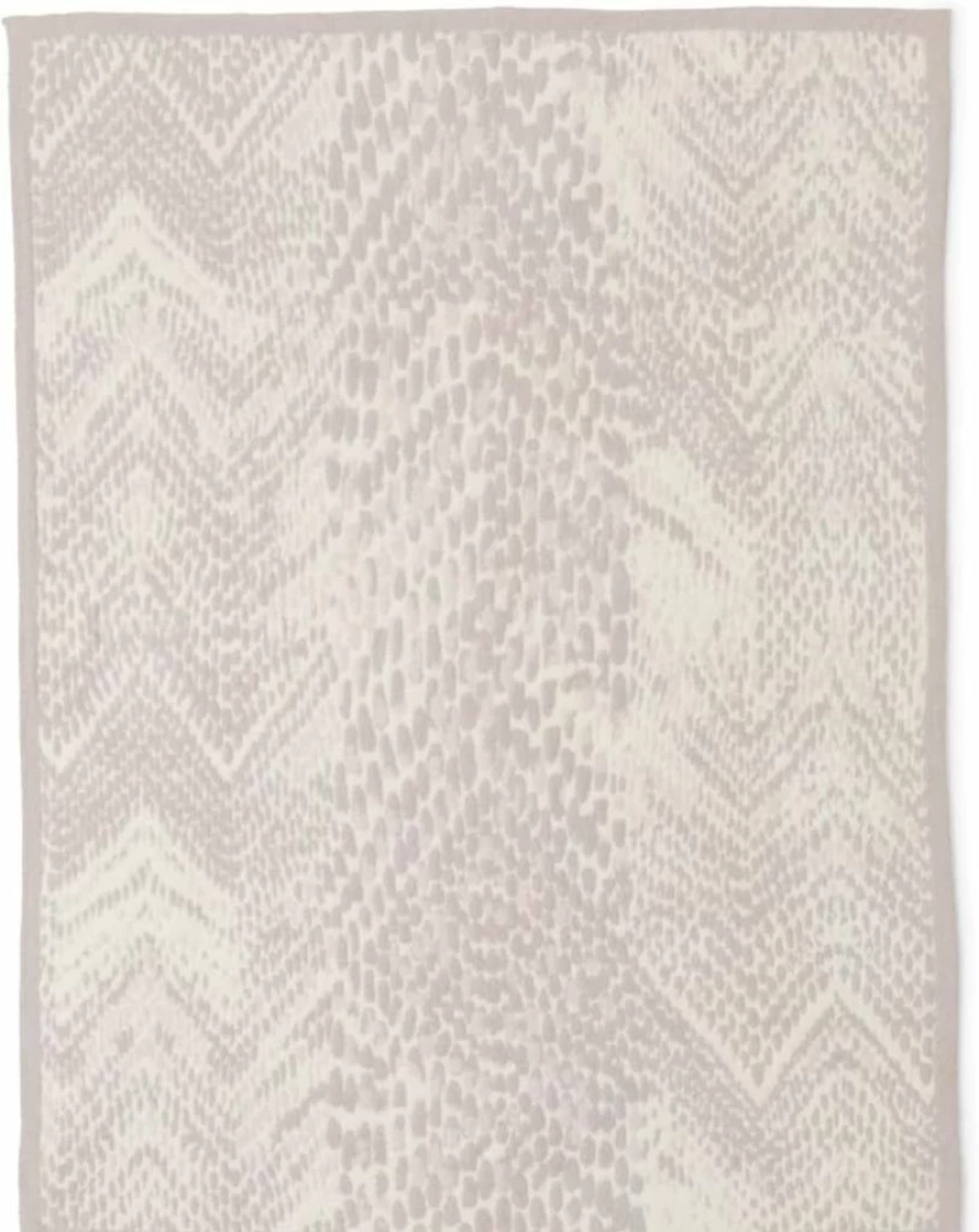 Barefoot Dreams Cozychic Snakeskin Throw Blanket for Women - Luxurious Soft Plush Throws