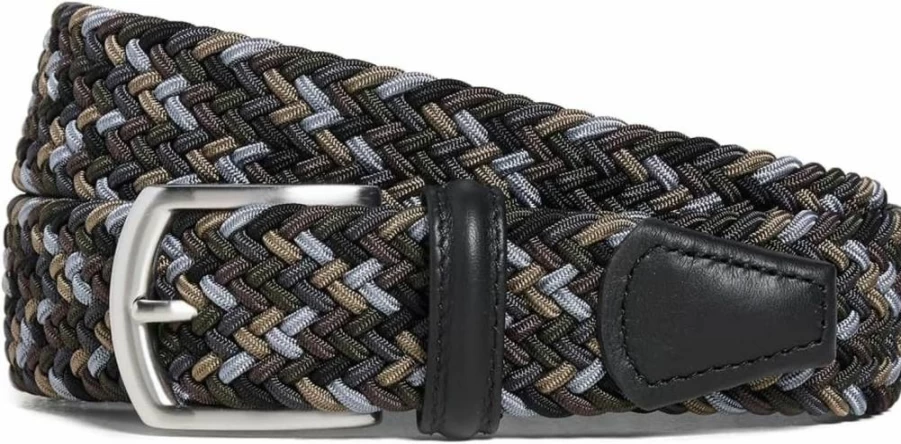 Anderson's Men's Casual Nylon Webbing Belt - Adjustable Strap with Durable Metal Buckle