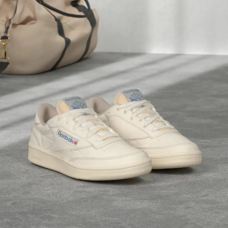 Reebok Club C 85 Vintage Men's Tennis Shoes - White Casual Sneakers (Size 7-15)