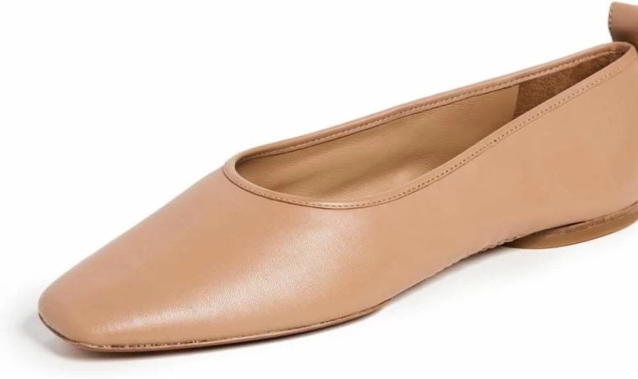 Vince Women's Vivian Ballet Flat - Classic Comfortable Leather Loafers for Women