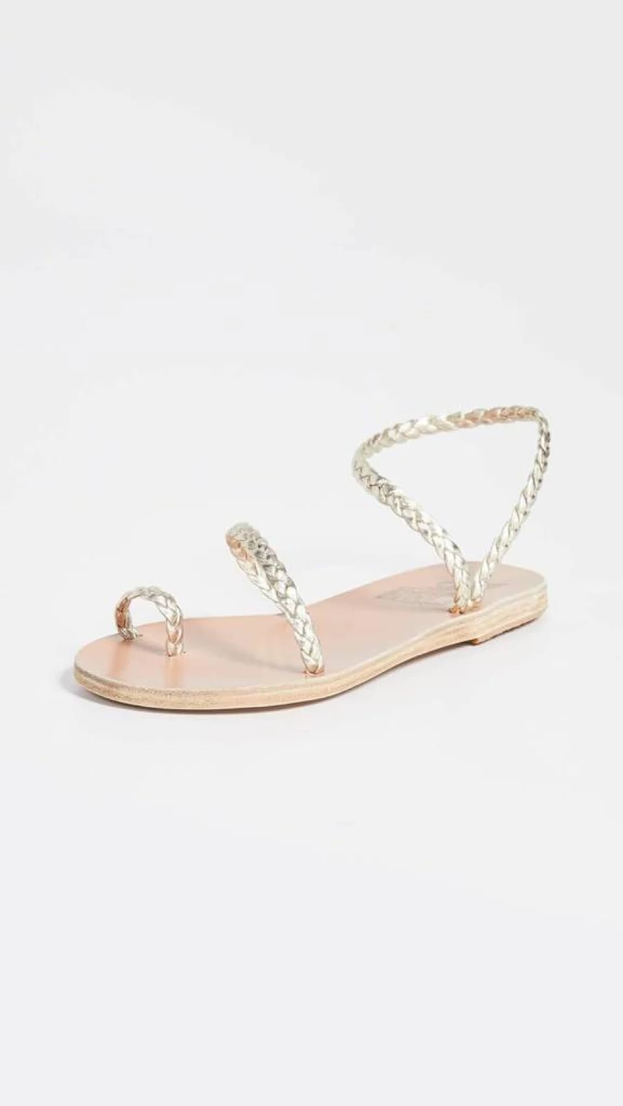 Ancient Greek Sandals Women's Eleftheria Leather Sandals – Handmade Greek Goddess Flats