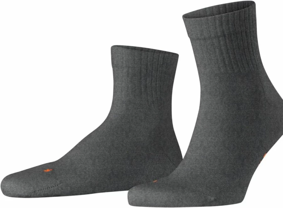 FALKE Unisex Running Ribbed Cotton Athletic Socks - Breathable Comfort for Men & Women - 1 Pair