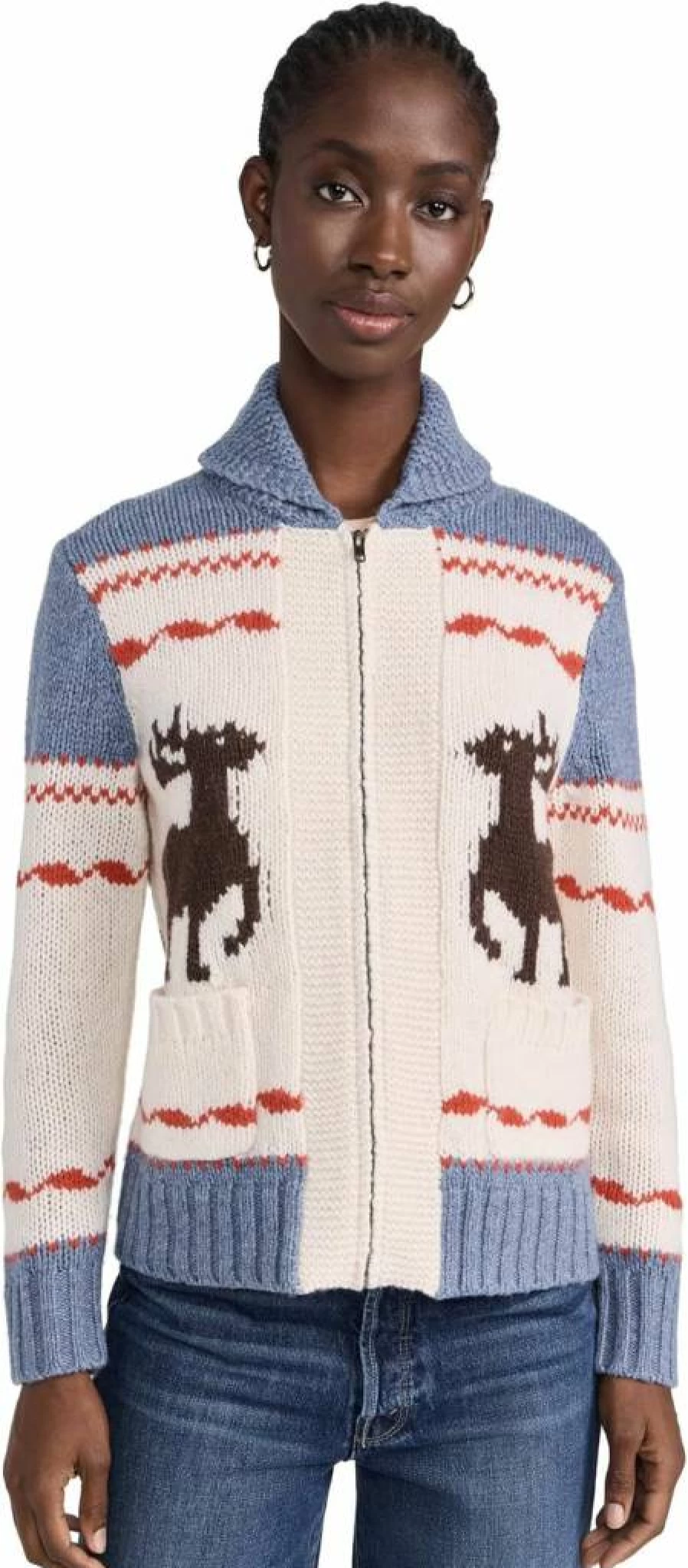THE GREAT Outdoors Women's Shawl Collar Full Zip Sweater - Cozy Outdoor Fleece Jacket for Hiking & Camping