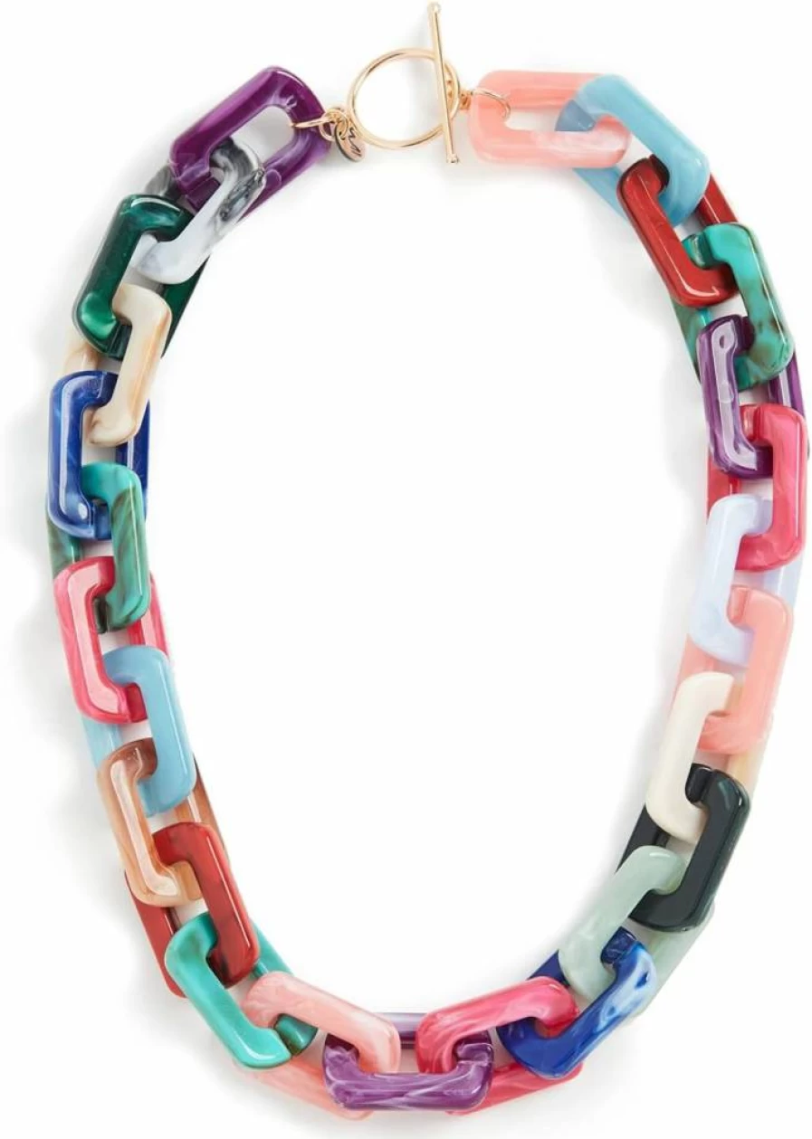 Maison Irem Colorful Statement Necklace for Women - Elegant Beaded Multi-Layer Jewelry