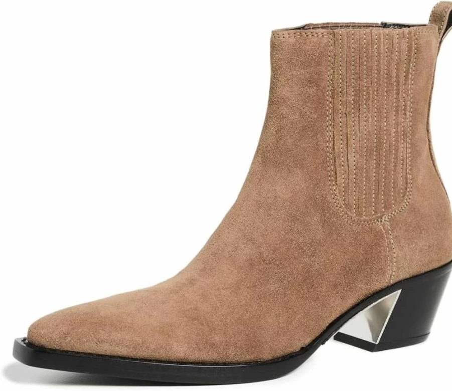 3.1 Phillip Lim Women's Downtown Chelsea Boots | Leather Ankle Booties | Fashion Designer Footwear