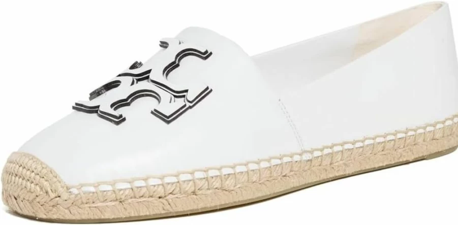 Tory Burch Women's Ines Espadrilles Flat Sandals – Comfortable Summer Casual Shoes
