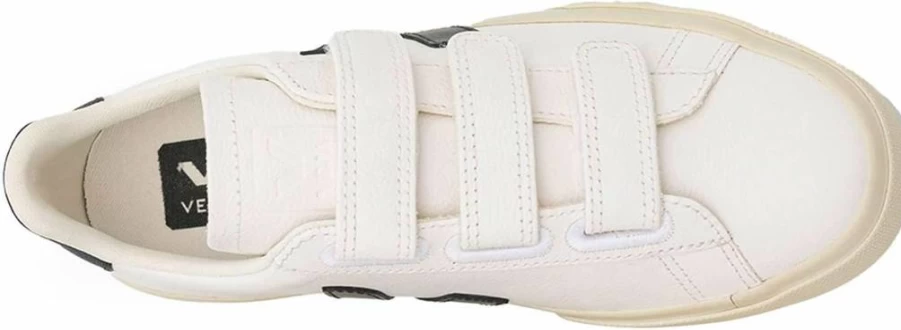 Veja Women's Recife Logo Sneakers - Sustainable White Leather Casual Shoes
