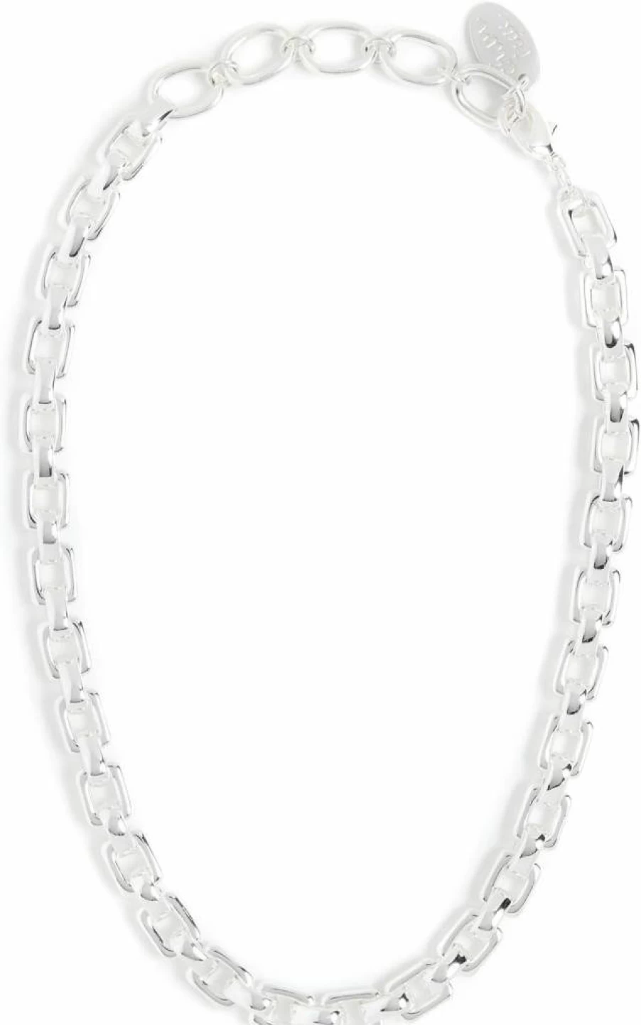 Chan Luu Ellis Chain Link Necklace for Women - Sterling Silver Layered Pendant