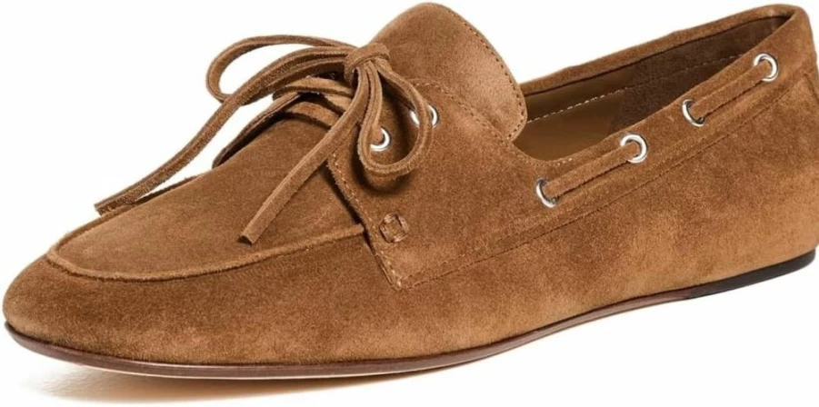 Vince Women's Marin Boat Shoes | Classic Slip-On Deck Shoes for Women | Comfortable Casual Loafers