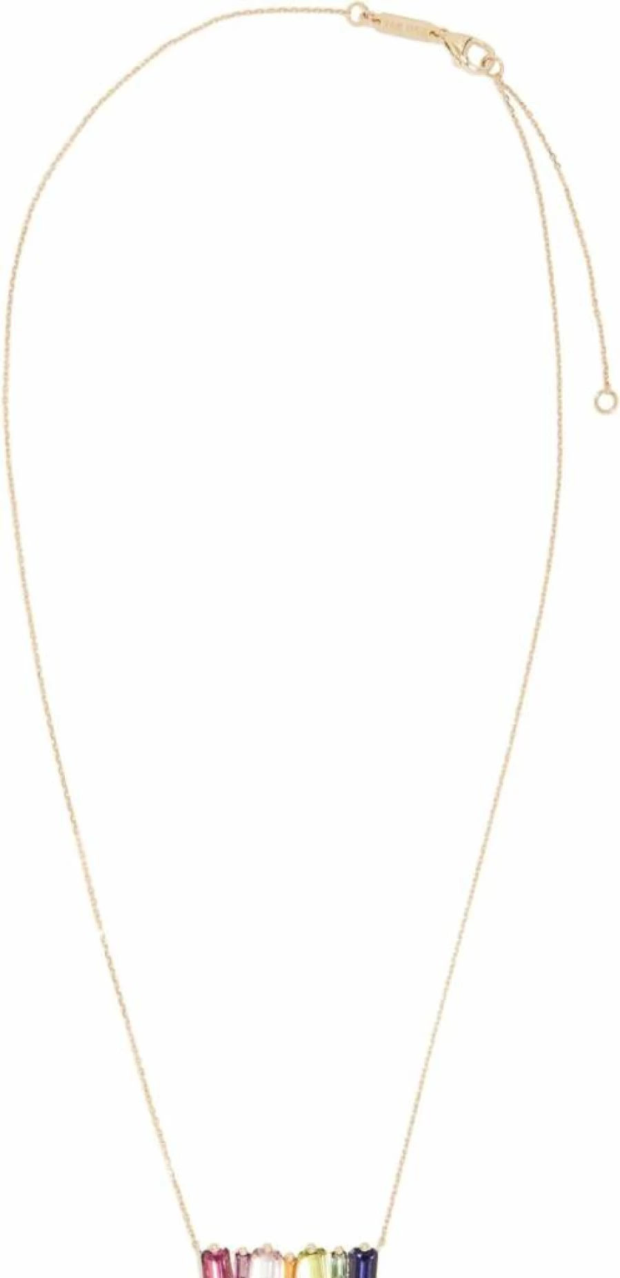 Suzanne Kalan 14K Gold Bar Necklace for Women – Elegant Minimalist Pendant
