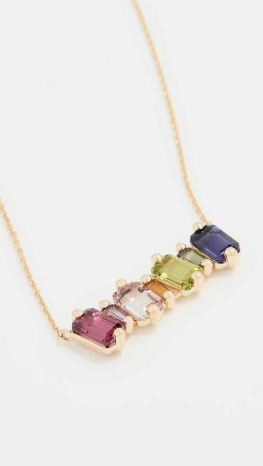 Suzanne Kalan 14K Gold Bar Necklace for Women – Elegant Minimalist Pendant