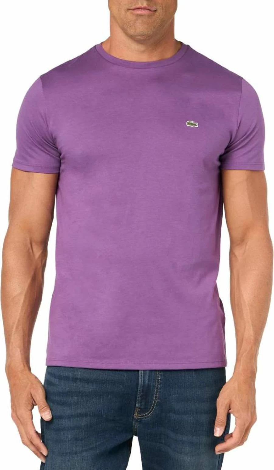 Lacoste Men's Classic Pima Cotton Short Sleeve Crew Neck T-Shirt
