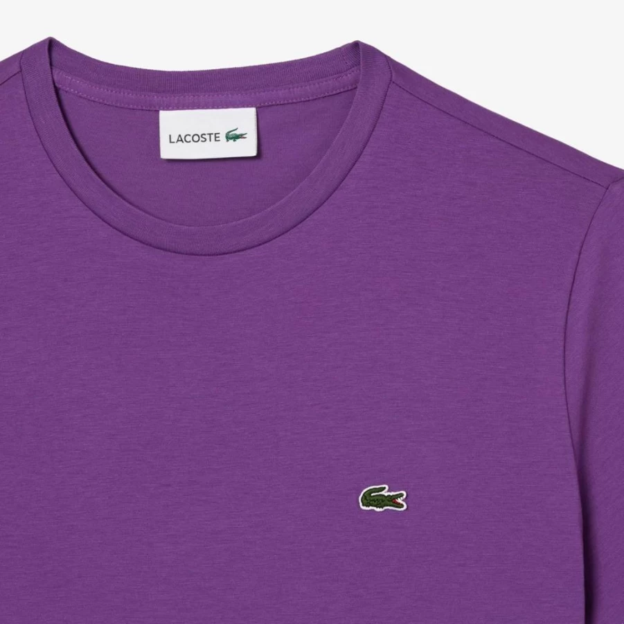 Lacoste Men's Classic Pima Cotton Short Sleeve Crew Neck T-Shirt