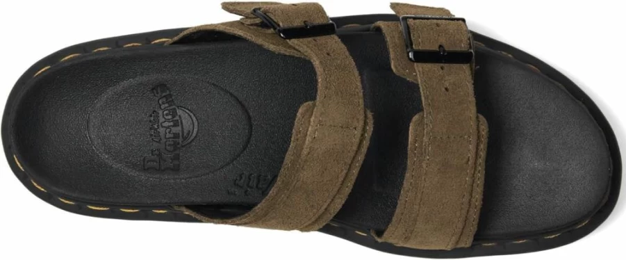 Dr. Martens Myles Black Brando Unisex Sandals for Men & Women