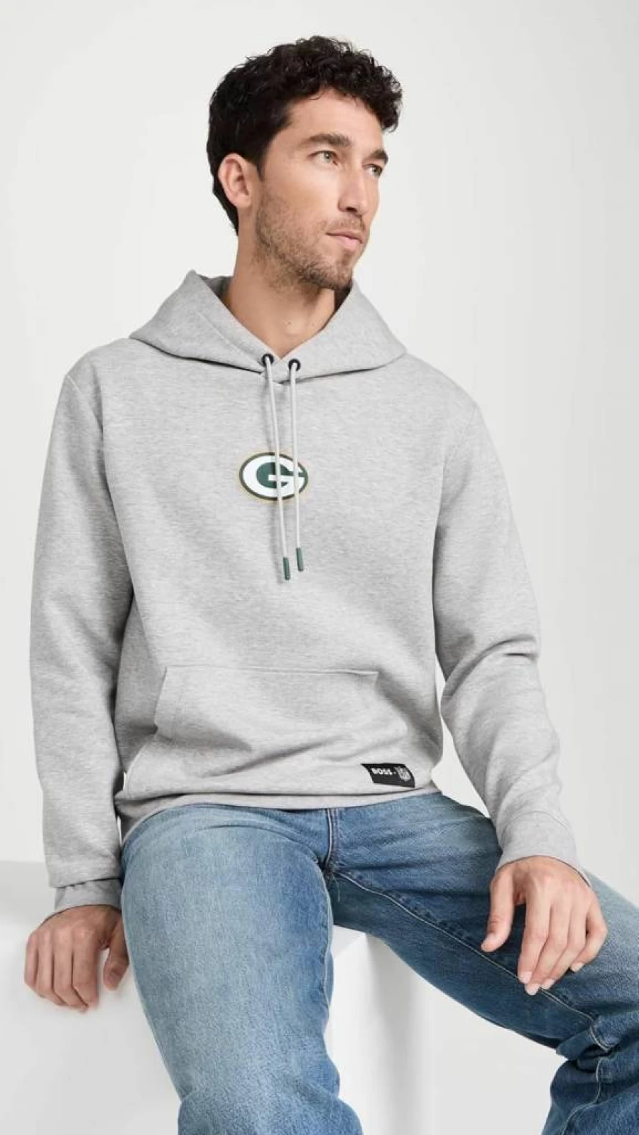 BOSS Men's Packer Hoodie - Premium Cotton Pullover for Casual Wear