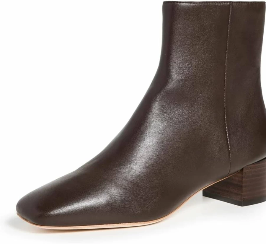 Loeffler Randall Ginny Women's Square Toe Ankle Boots | Chic Leather Booties for Women