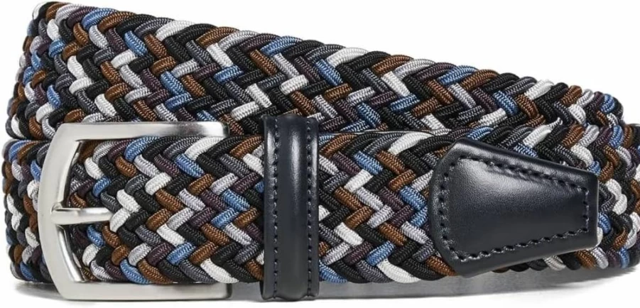 Anderson's Men's Casual Nylon Woven Belt - Adjustable Strap with Durable Buckle for Everyday Wear
